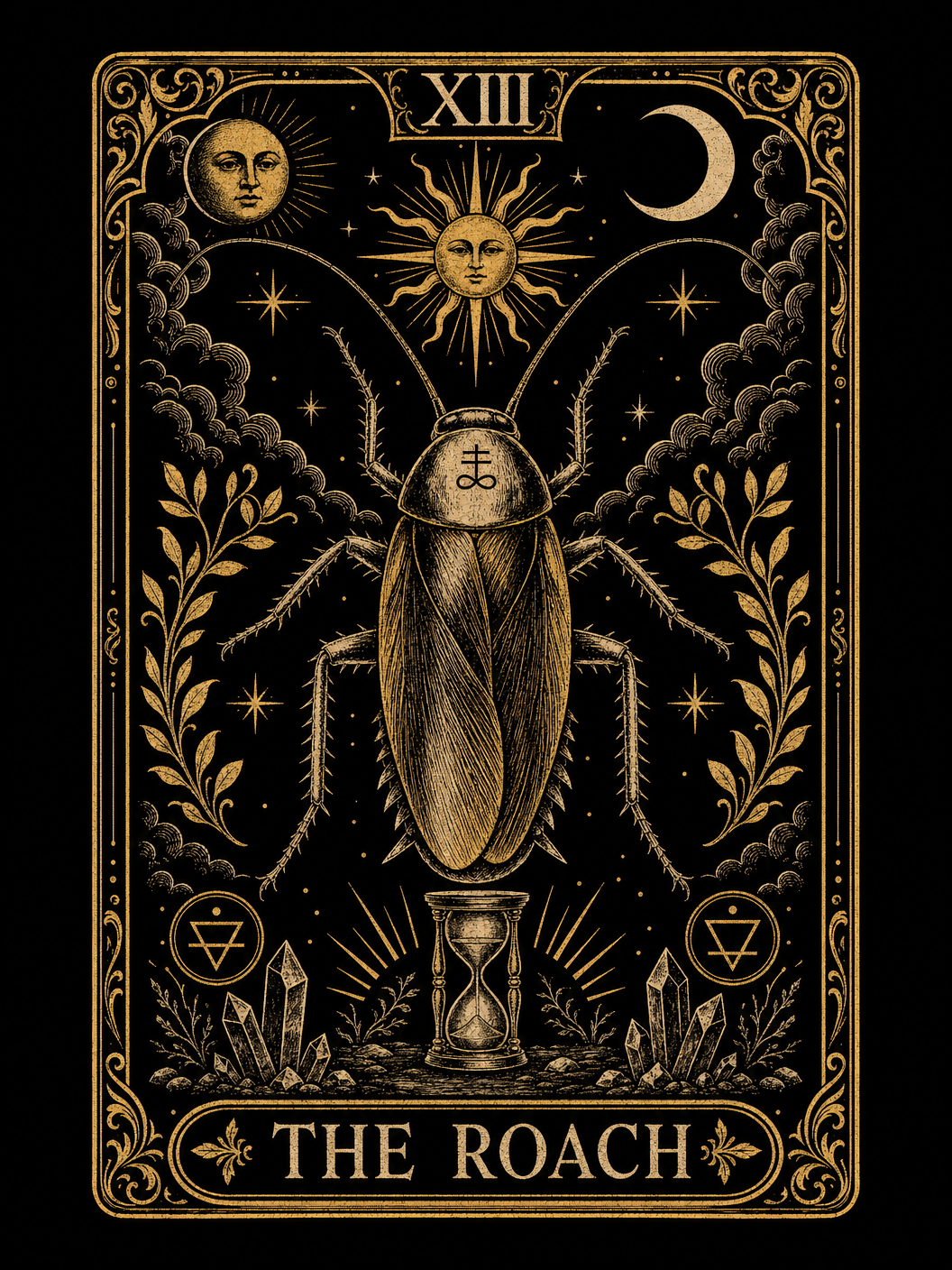 The Roach (Tarot) – Cockroach Janta Party Oversized T-Shirt