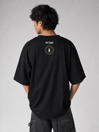 The Candidate – Cockroach Janta Party Oversized T-Shirt