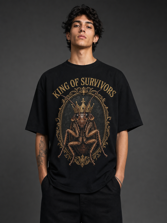 King Roach – Cockroach Janta Party Oversized T-Shirt