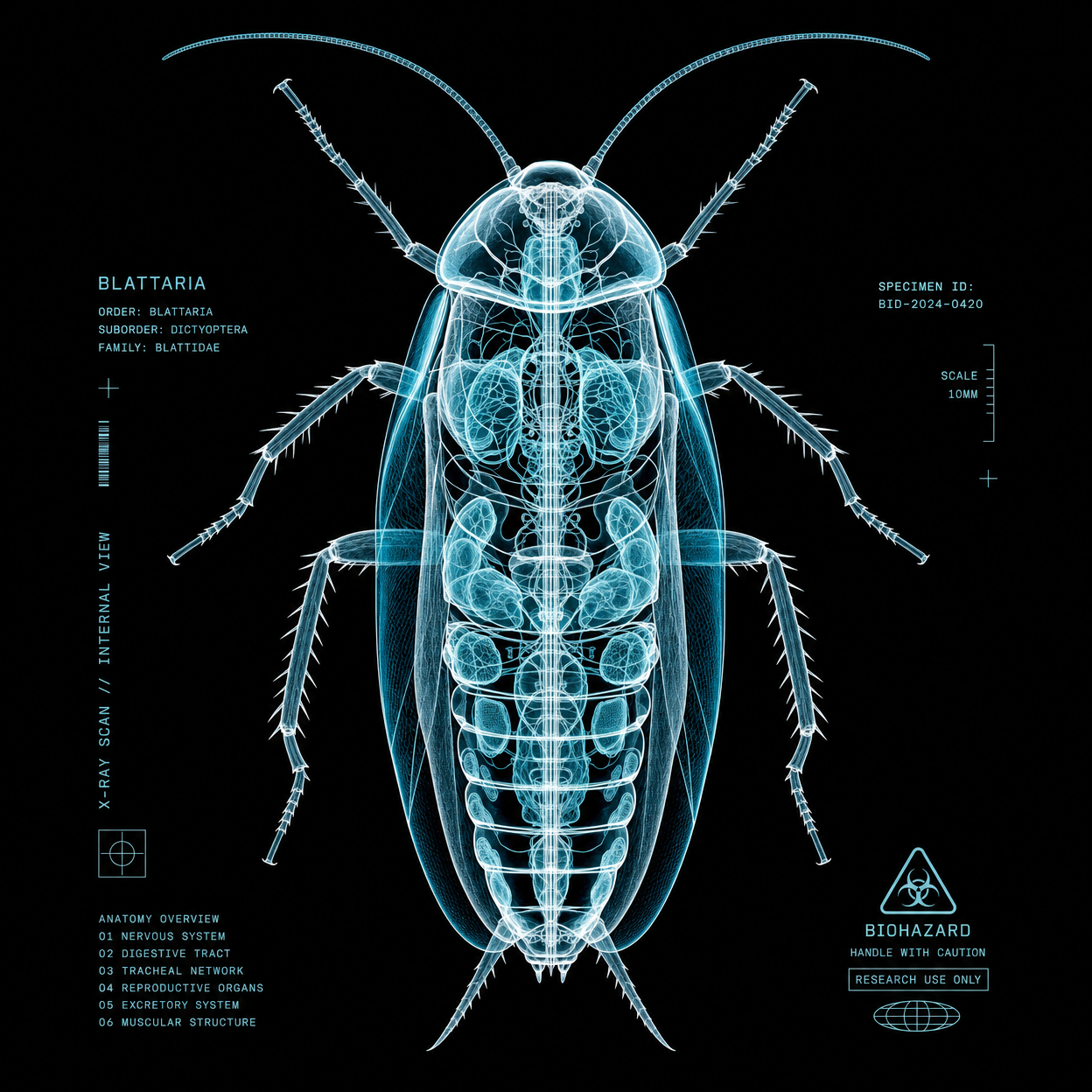 X-Ray Roach – Cockroach Janta Party Oversized T-Shirt