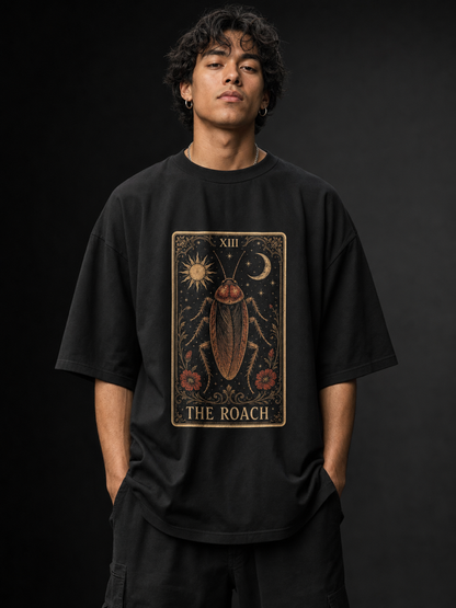 The Roach (Tarot) – Cockroach Janta Party Oversized T-Shirt