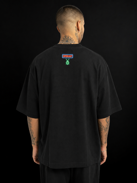 Neon Roach – Cockroach Janta Party Oversized T-Shirt