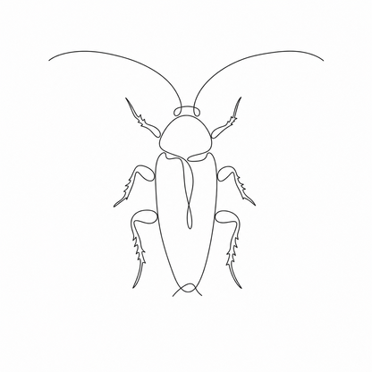 One Line Roach – Cockroach Janta Party Oversized T-Shirt