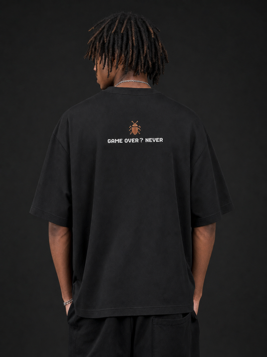 8-Bit Roach – Cockroach Janta Party Oversized T-Shirt